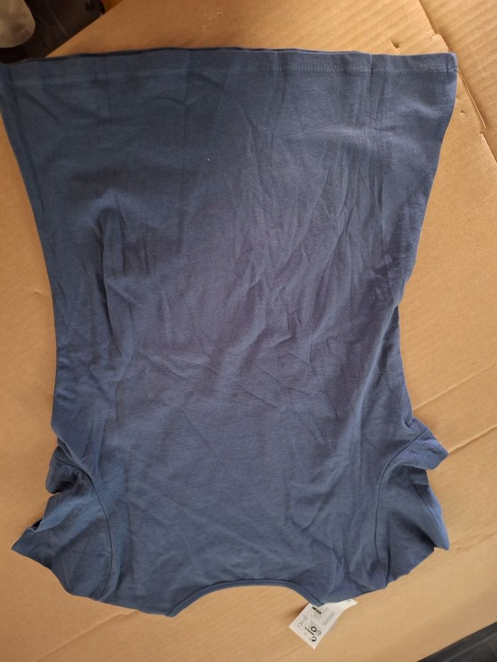 Tee-shirt 12 ans fille neuf bleu marine - photo numéro 2