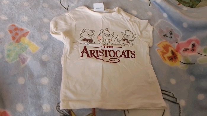 T-shirt Disney Marie des Aristochats 6 mois neuf