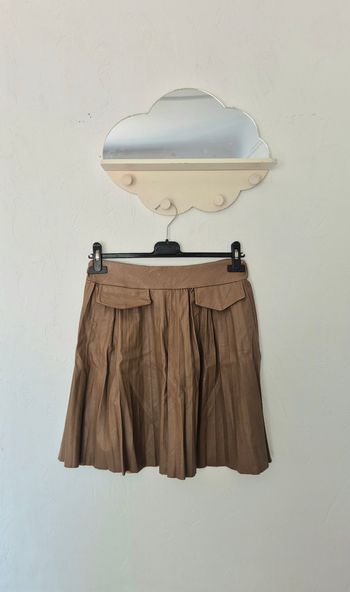 Jupe plissé en simili cuir * Boutique Indépendante *