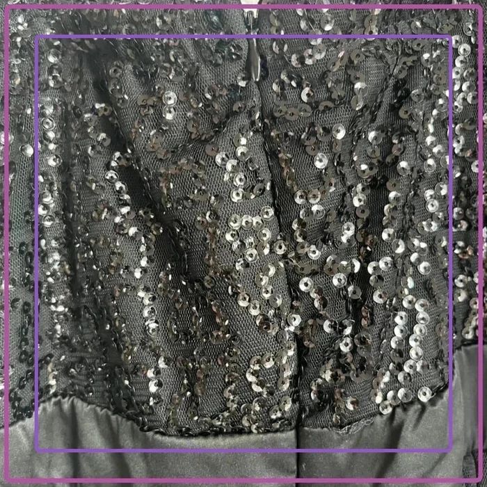 Robe avec sequins , Jennyfer, taille M voile et tissus - photo numéro 4