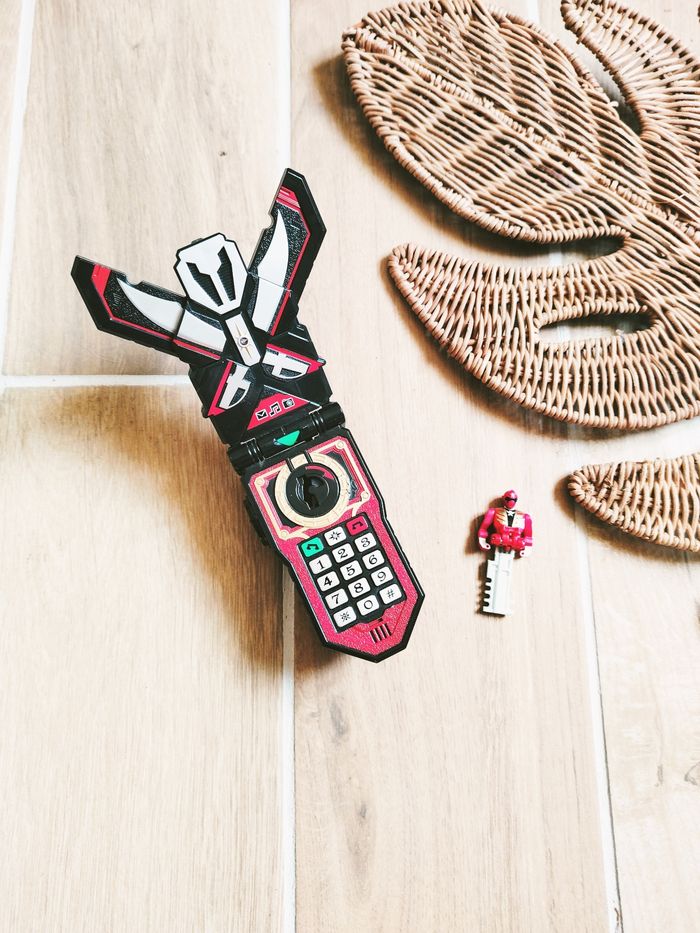 Morpher DX Power Rangers Super Megaforce / Gokaiger - Téléphone Portable Jouet Avec Sons, Occasion