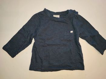 T shirt manches longues marine