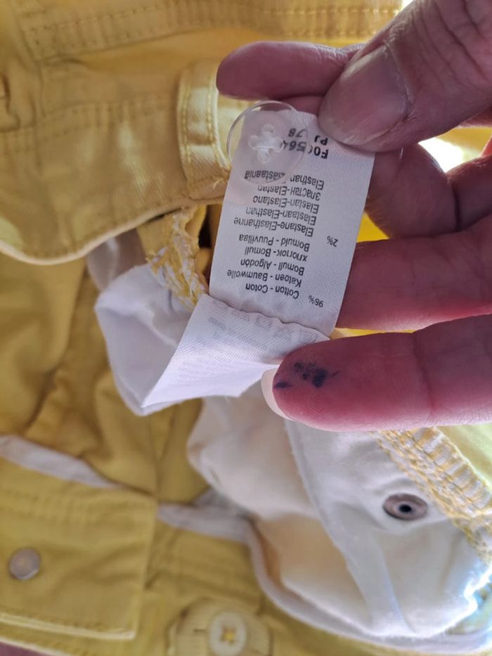 Lot de 2 pantalons fille la redoute 14 ans légers fonds de tâches à peine visible - photo numéro 7