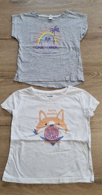 Lot t-shirts MC 4 ans