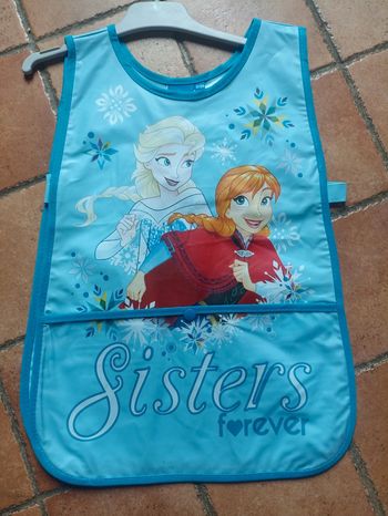 Tablier reine des neiges taille 2 3 ans pour peinture