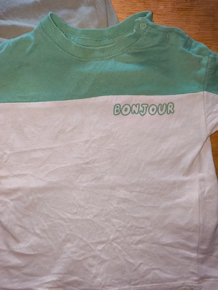 Lot de t-shirts garçon 18 mois excellent état Kiabi - photo numéro 2