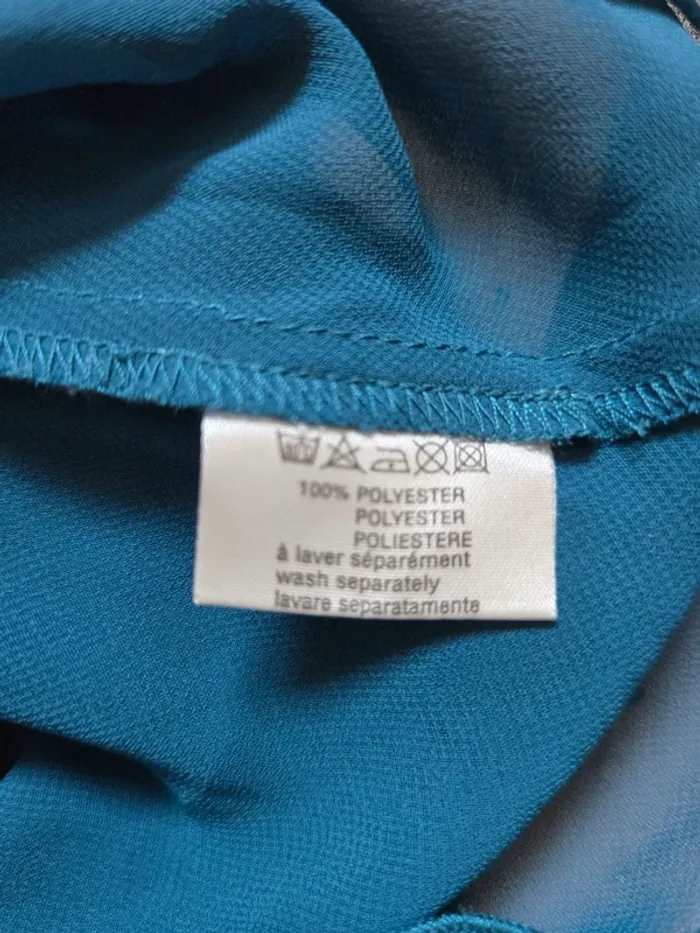 Nuisette Darjeeling vert foncé&bleu taille 40 - photo numéro 5