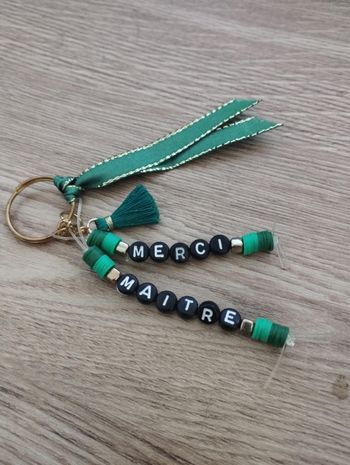 Porte clé merci maître