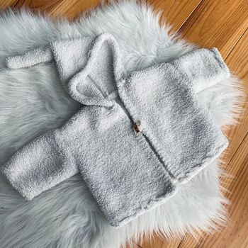 Gilet à capuche fait main