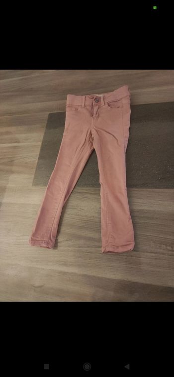 Pantalon Skinny rose