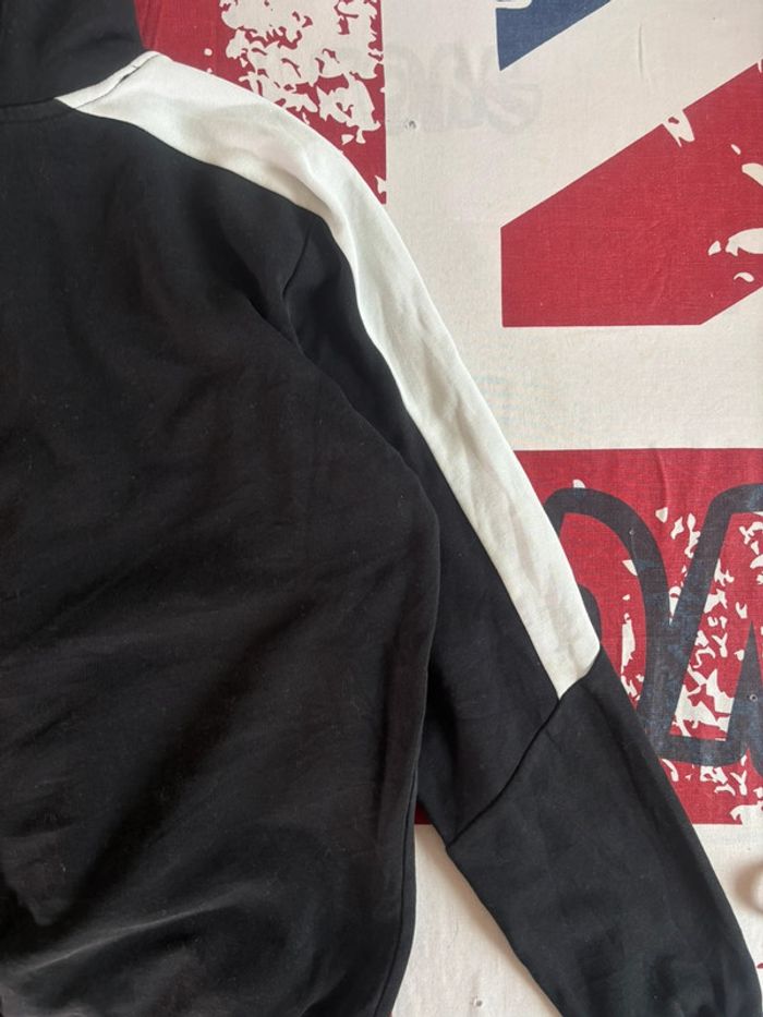 Sweat à capuche Puma imprimé blanc noir taille S - photo numéro 12