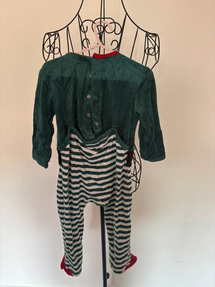 🎄 Pyjama de Noël Lutin – Kiabi – 24 mois (92 cm) - photo numéro 3
