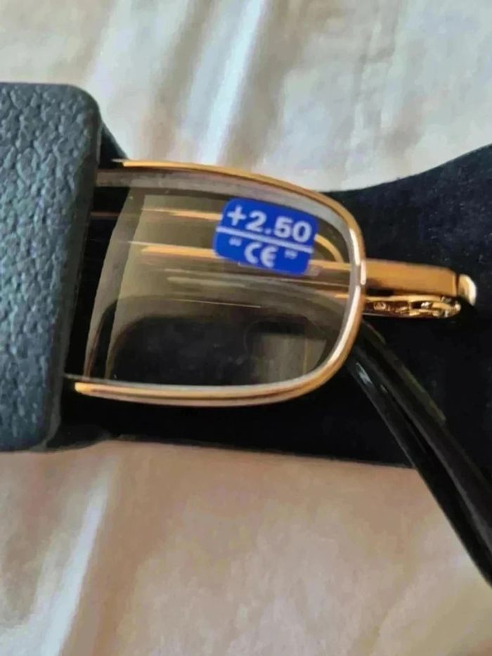 Lunettes de lecture pliantes + 2,5 - photo numéro 6