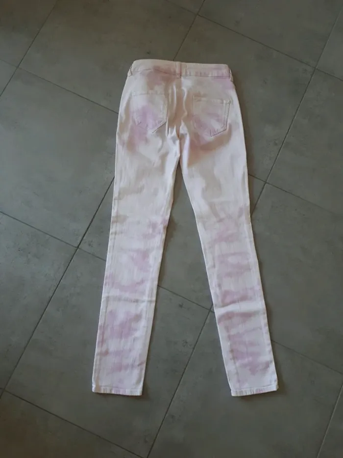Jean droit ETAM Tye and dye - photo numéro 2