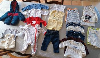 Lot vêtements garçon 6 mois 