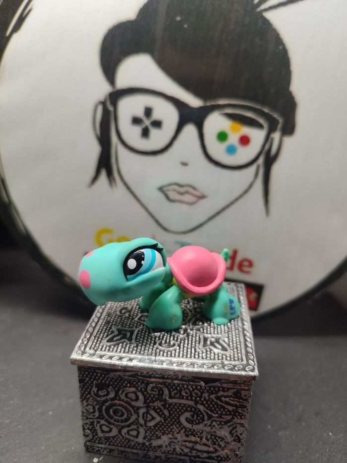 Lps01051 My Littlest Petshop Lps Pet Shop Authentic Turtle Tortue 1735