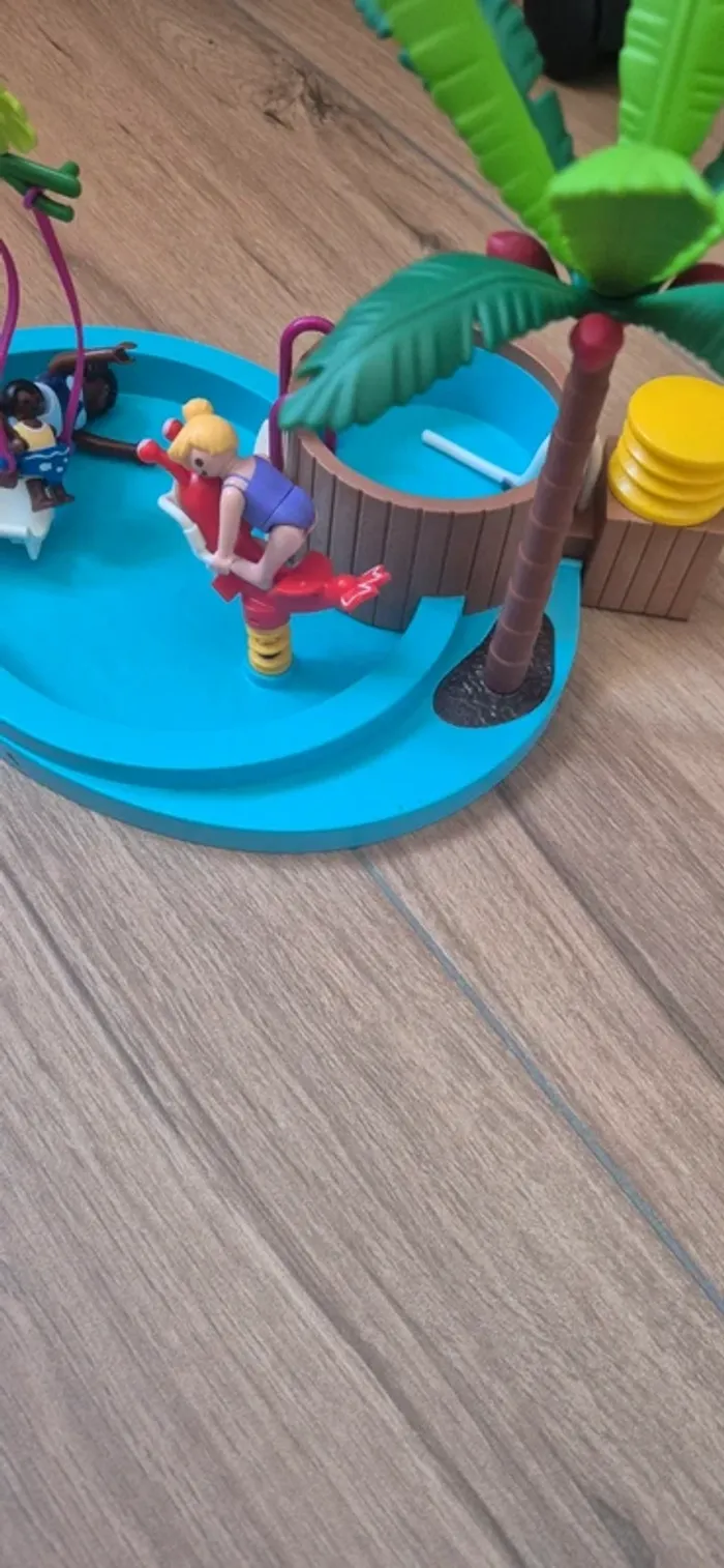 Playmobil famille fun 70611 piscine - photo numéro 5