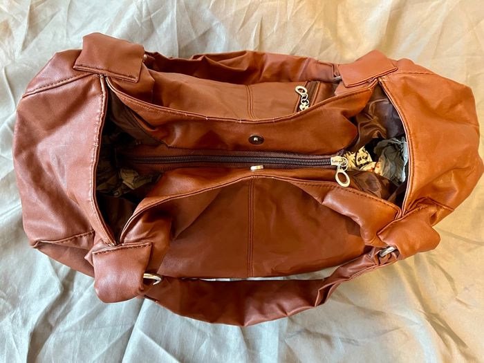 Sac cabas marron camel – 5th Avenue Paris Store – Neuf avec étiquette - photo numéro 3