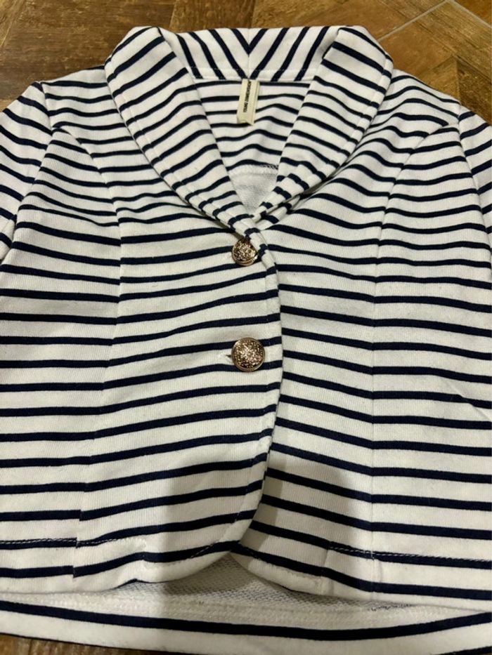 Veste marinière 2/3ans - photo numéro 2
