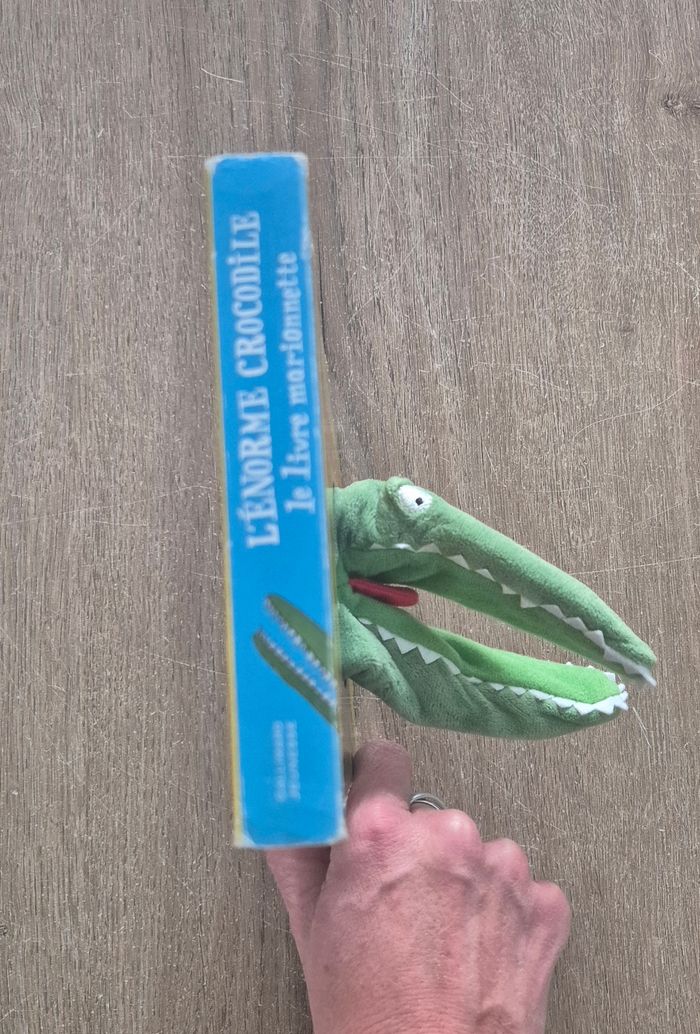 Grand livre marionnette L'énorme crocodile - photo numéro 9