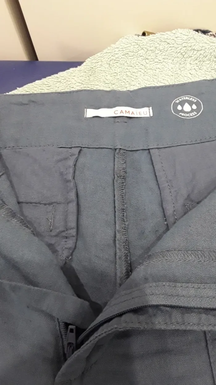 Pantalon en lin t 38 - photo numéro 3