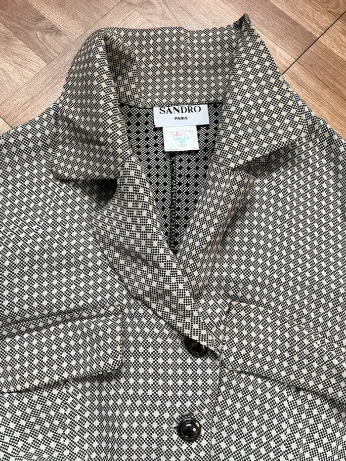 Combinaison ensemble veste et pantalon vintage T40 Sandro - photo numéro 5