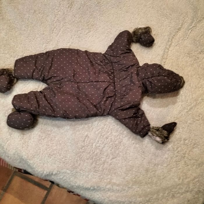 Combinaison de ski bebe 6 mois marron - photo numéro 2