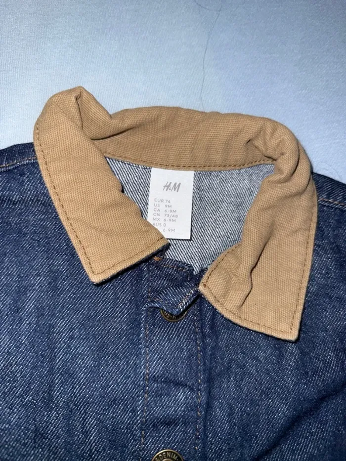 Veste en jeans 9 mois - photo numéro 2