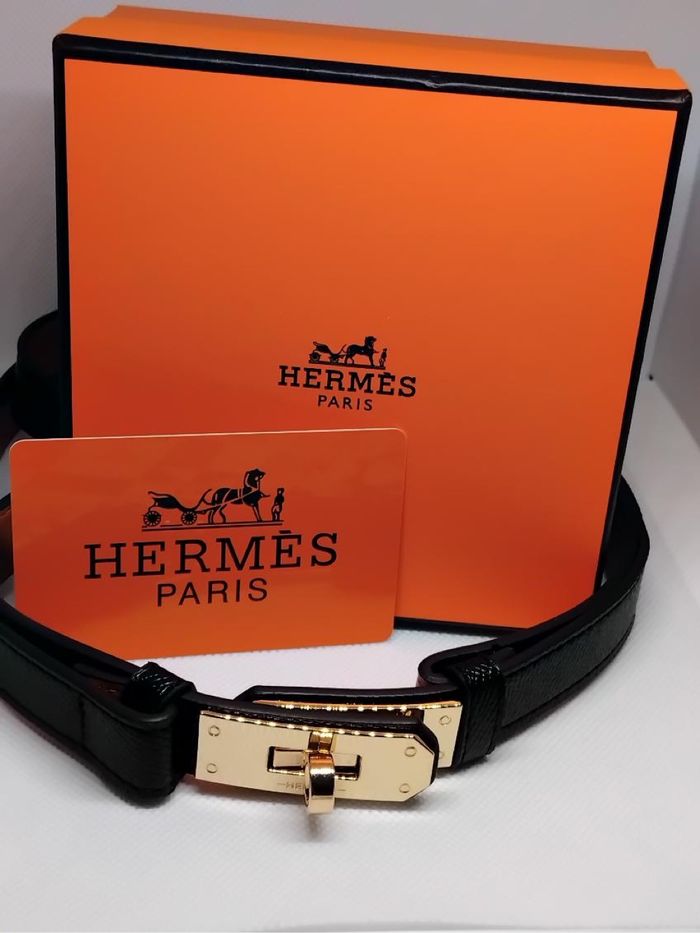 Ceinture hermes en cuir 105cm - photo numéro 7