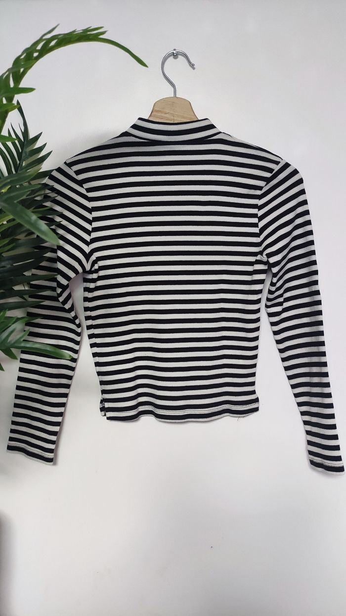 Tee-shirt manches longues rayé coolcat enfant - photo numéro 2