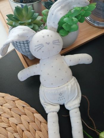 Doudou péluche Lapin Petit Bateau🌿🎁