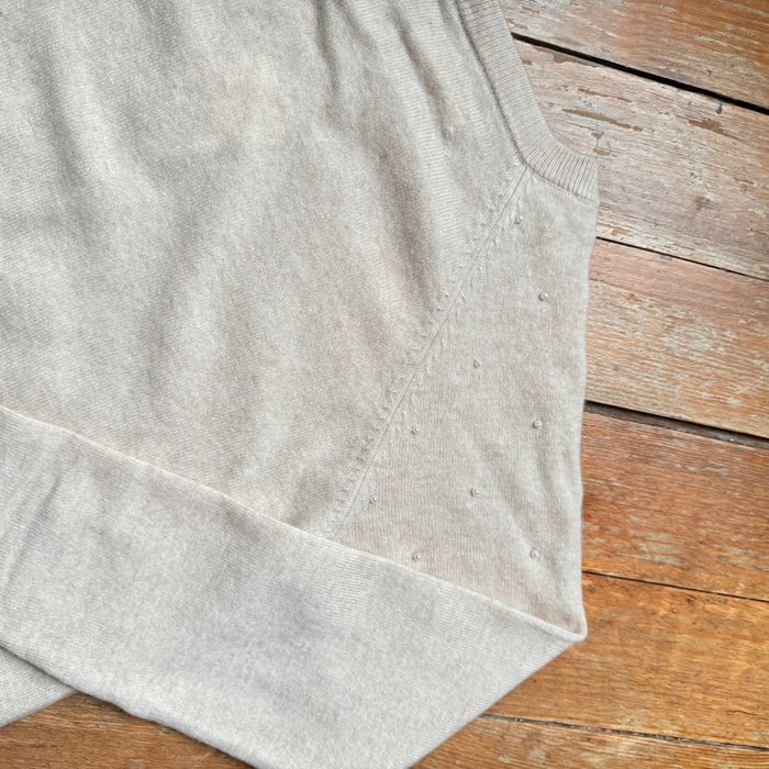 Magnifique pull Burton en cachemire avec des perles - photo numéro 7