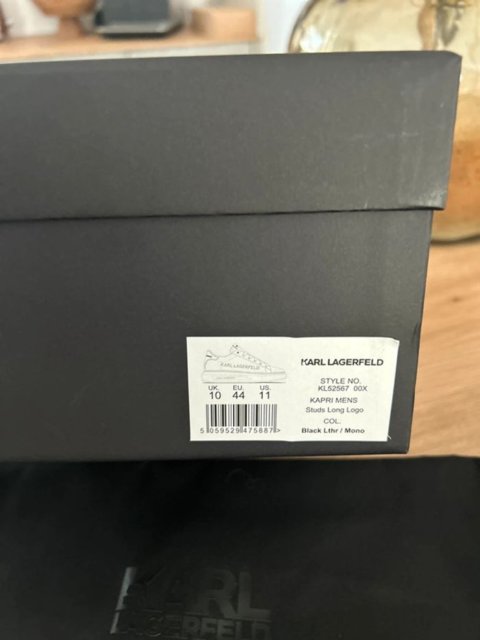 Baskets Noir Karl Lagerfeld 44 Neuves - photo numéro 8