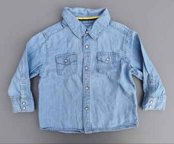 Chemise en jeans 18 mois garçon kitchoun