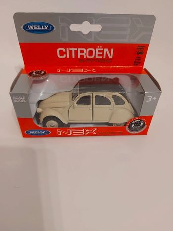Citroen  2cv - soft-top  - crème
