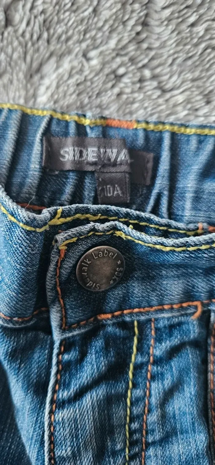 Short jean souple neuf 10 ans - photo numéro 4