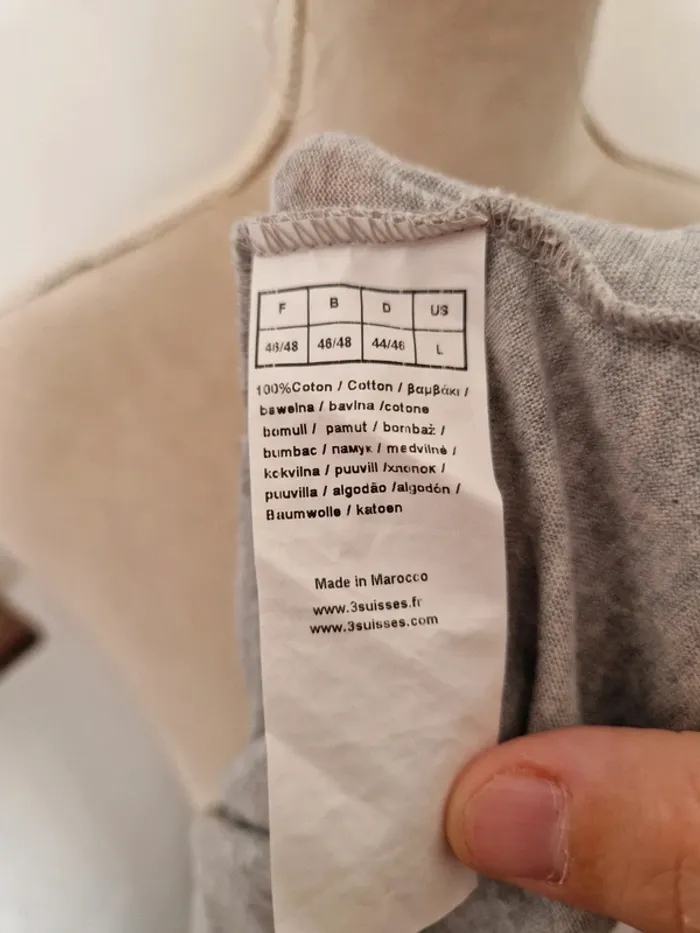 Débardeur gris 3 suisses taille 46 - photo numéro 4
