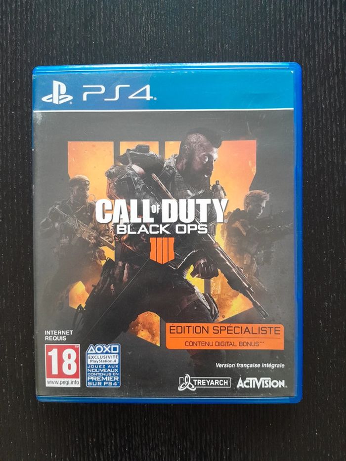 Jeu vidéo Ps4 Call of Duty Black ops IIII - photo numéro 1