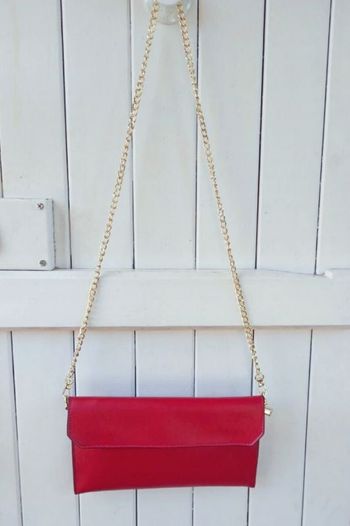 Sac bandoulière / pochette rouge bordeaux