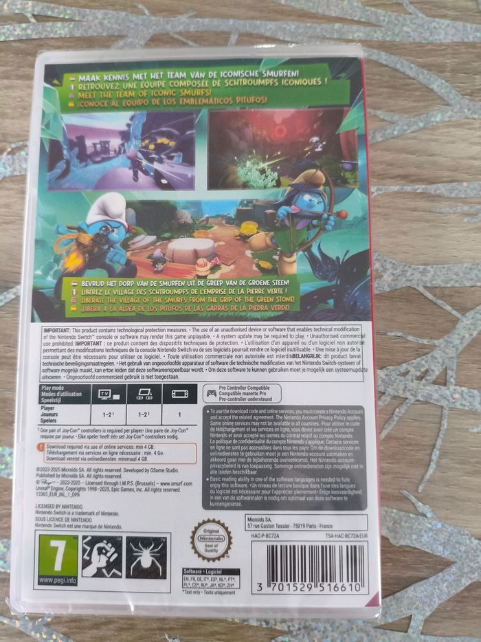 Jeu Switch the smurfs 2 - photo numéro 3