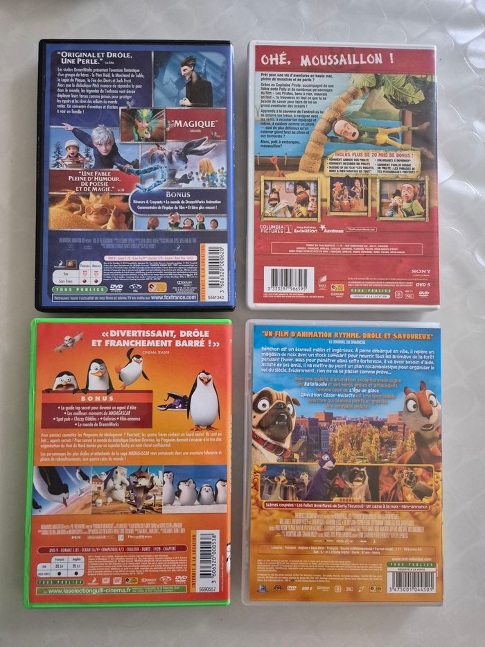 Lot 4 dvd enfant, TBE 💿 - photo numéro 2