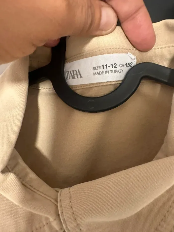 Robe beige Zara – Taille 12 ans - photo numéro 3
