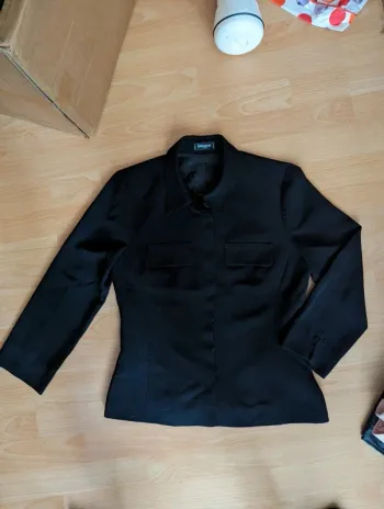 Chemise épaisse noire made in france