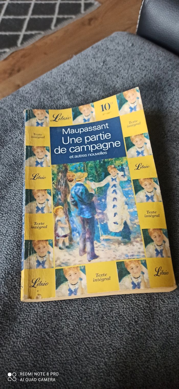 Livre une partie de campagne Maupassant