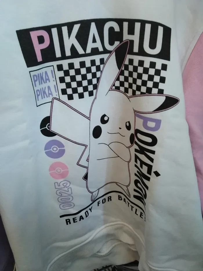 Sweat capuche chaud molleton Pikachu - photo numéro 2