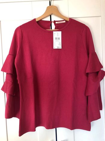 Pull couleur framboise taille M