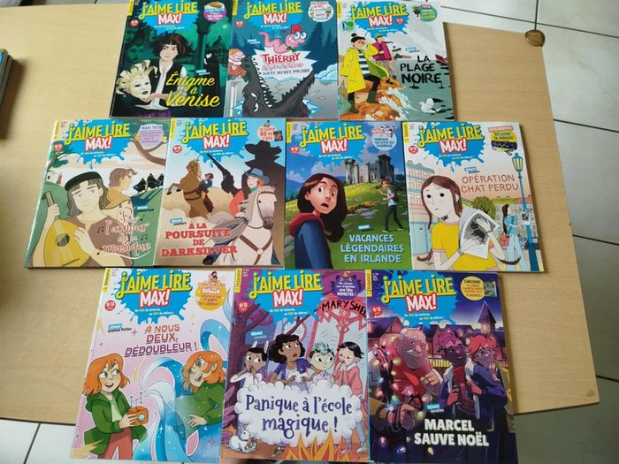 lot de 10 "J'aime lire max" 2021
