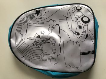 Sac à dos à colorier