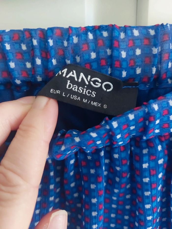 Jolie jupe Bleu électrique Mango - photo numéro 3