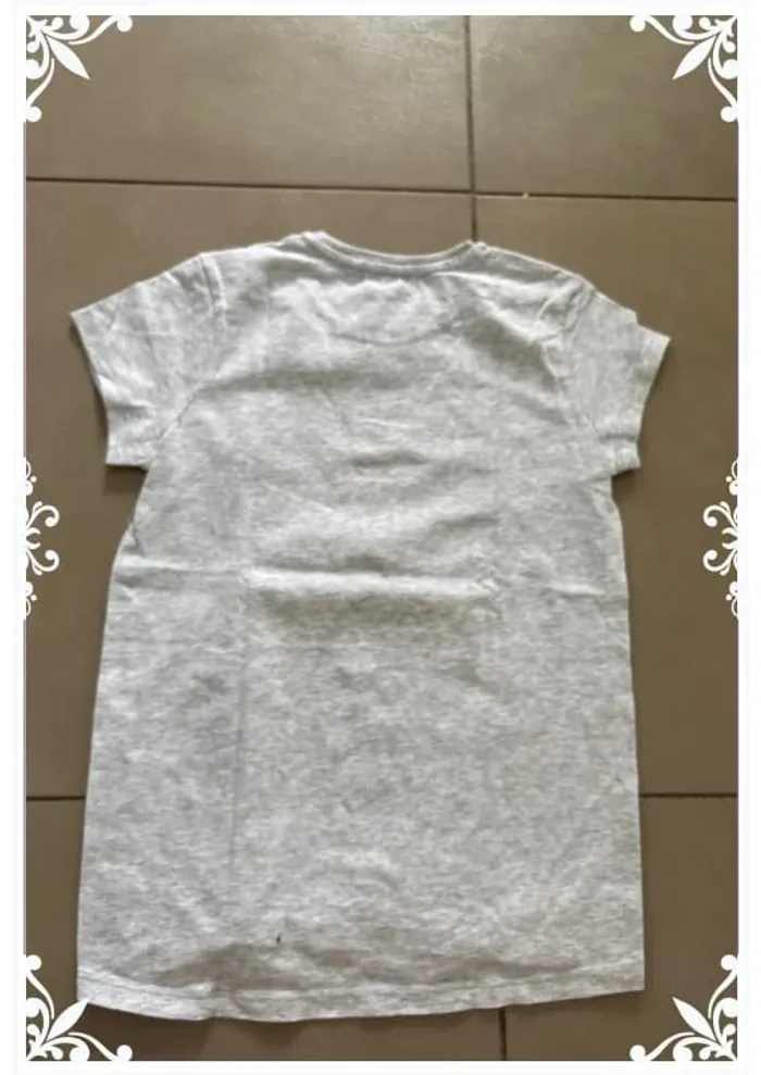 T-shirt gris esprit taille 10 ans enfant fille - photo numéro 5